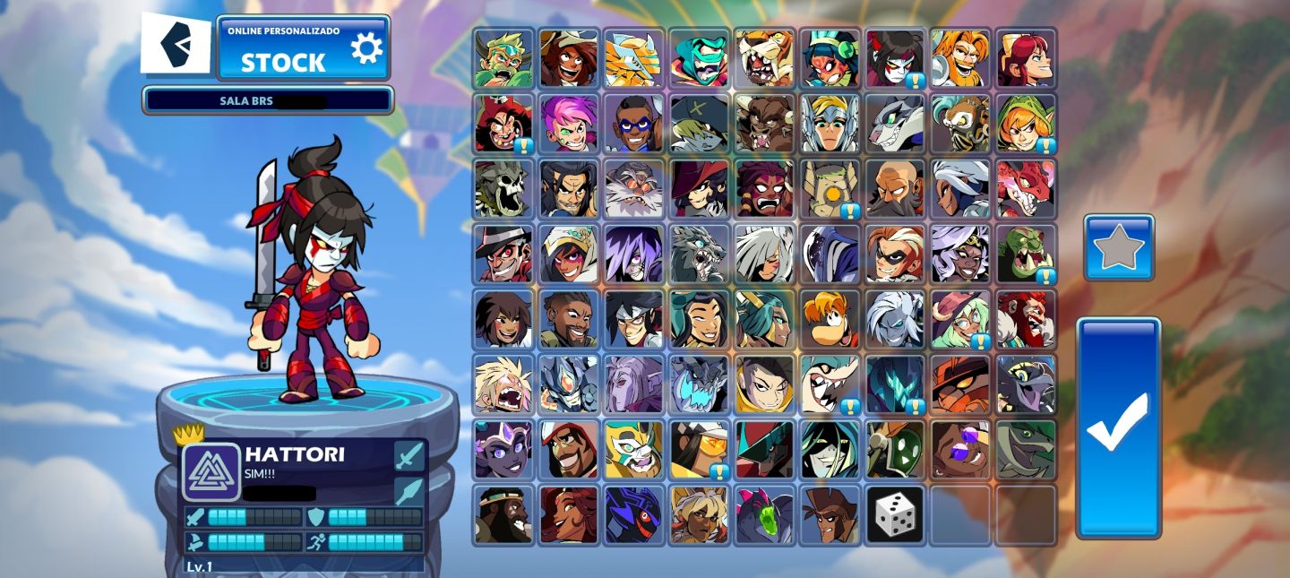 CONTA ANDROID COM ALL LEGENDS | PC/PS/XBOX/iOS | BRAWLHALLA (PROMOÇÃO)
