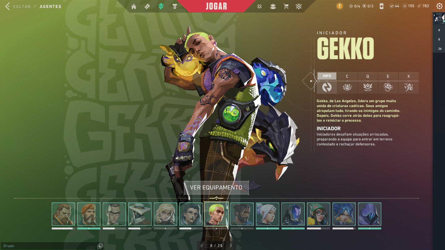 Valorant, Conta desde o Beta, recheada de skins, pacote ancifogo completo