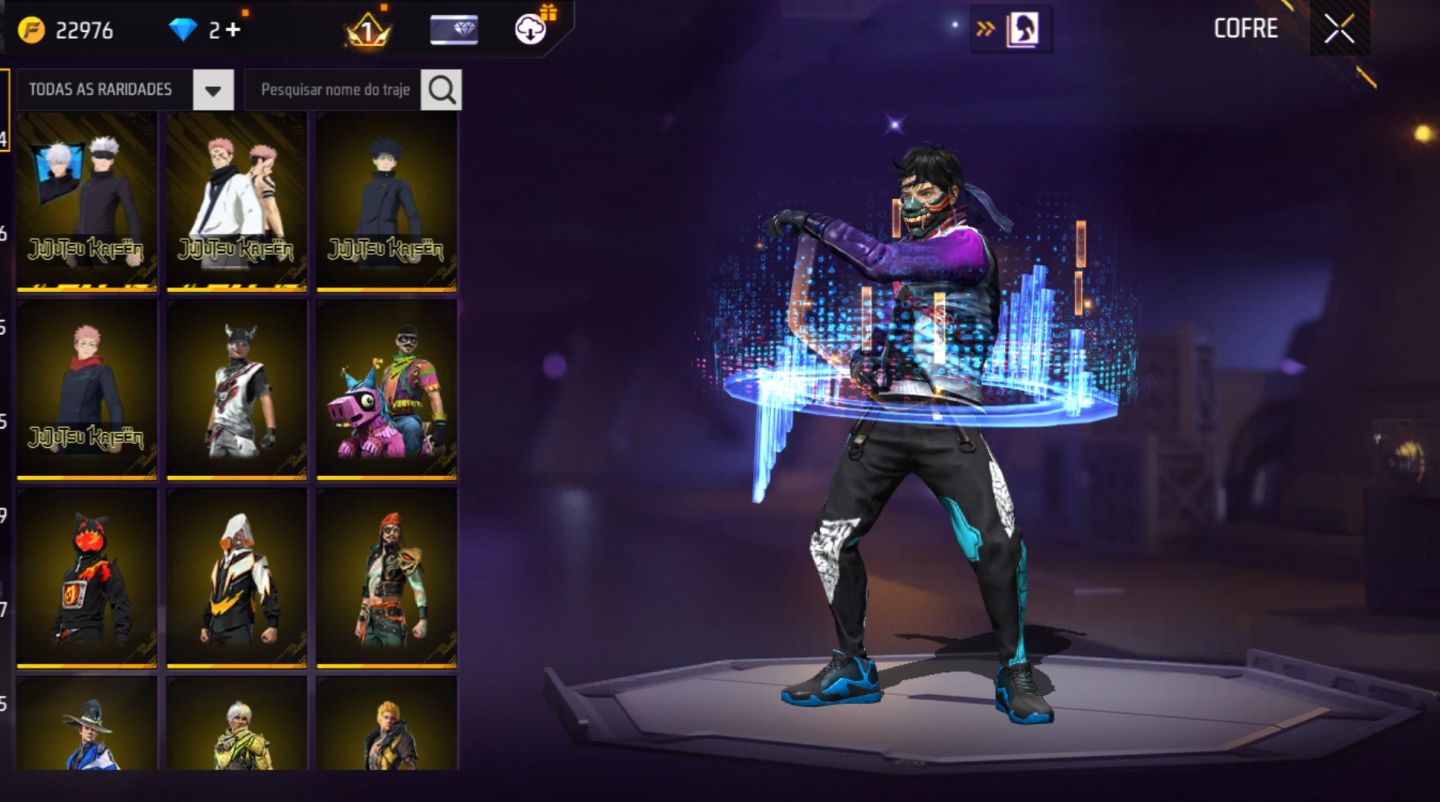 Conta de FF super boa e barato, melhor preço da ggmax, conta de ff full