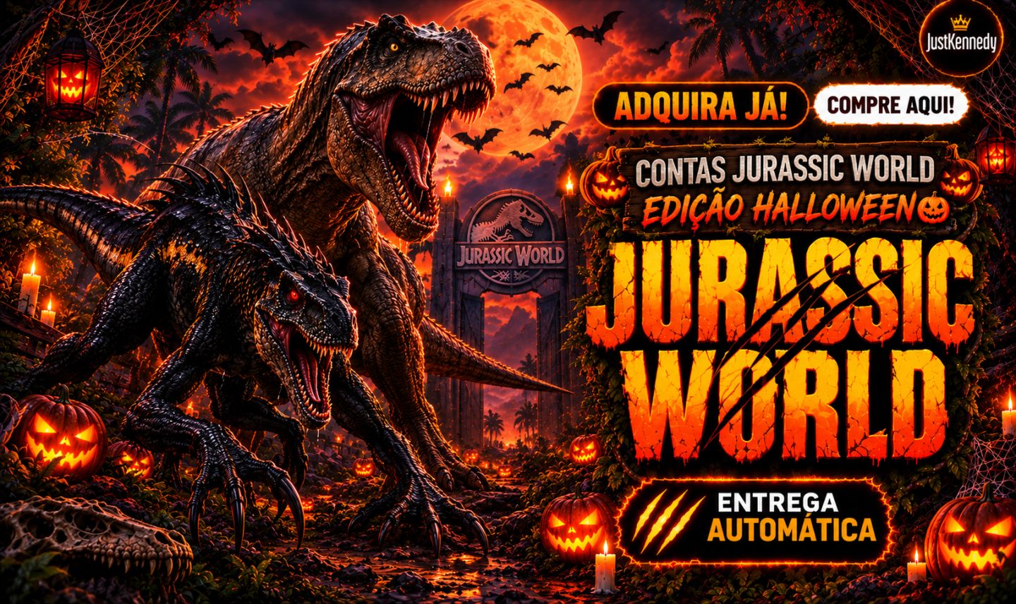 CONTAS DE JURASSIC WORLD COM MUITO DINHEIRO