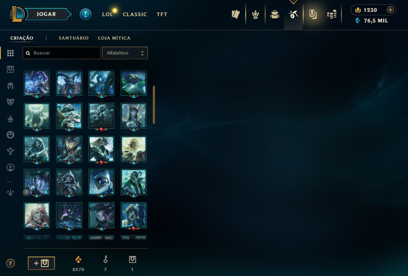 CONTA PRATA II - 169 SKIN - FULL CHAMP + ESPÓLIOS CHEIO! - 100% SEGURA!