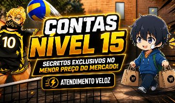 CONTAS LVL 15 COM SECRETOS / CONTAS COM LUCKY SPINS BARATAS - VOLLEYBALL LEGENDS