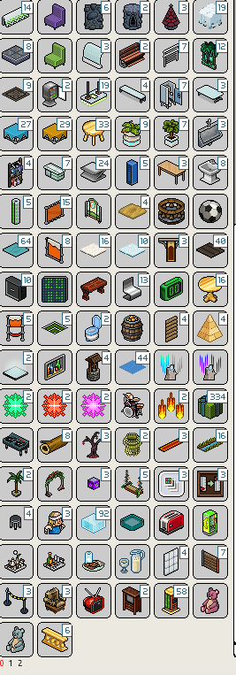 Conta habbo 2010 com 1.8k moedas, com coroa nobre