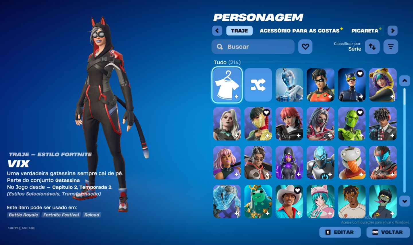 CONTA DE FORTNITE +200 SKINS