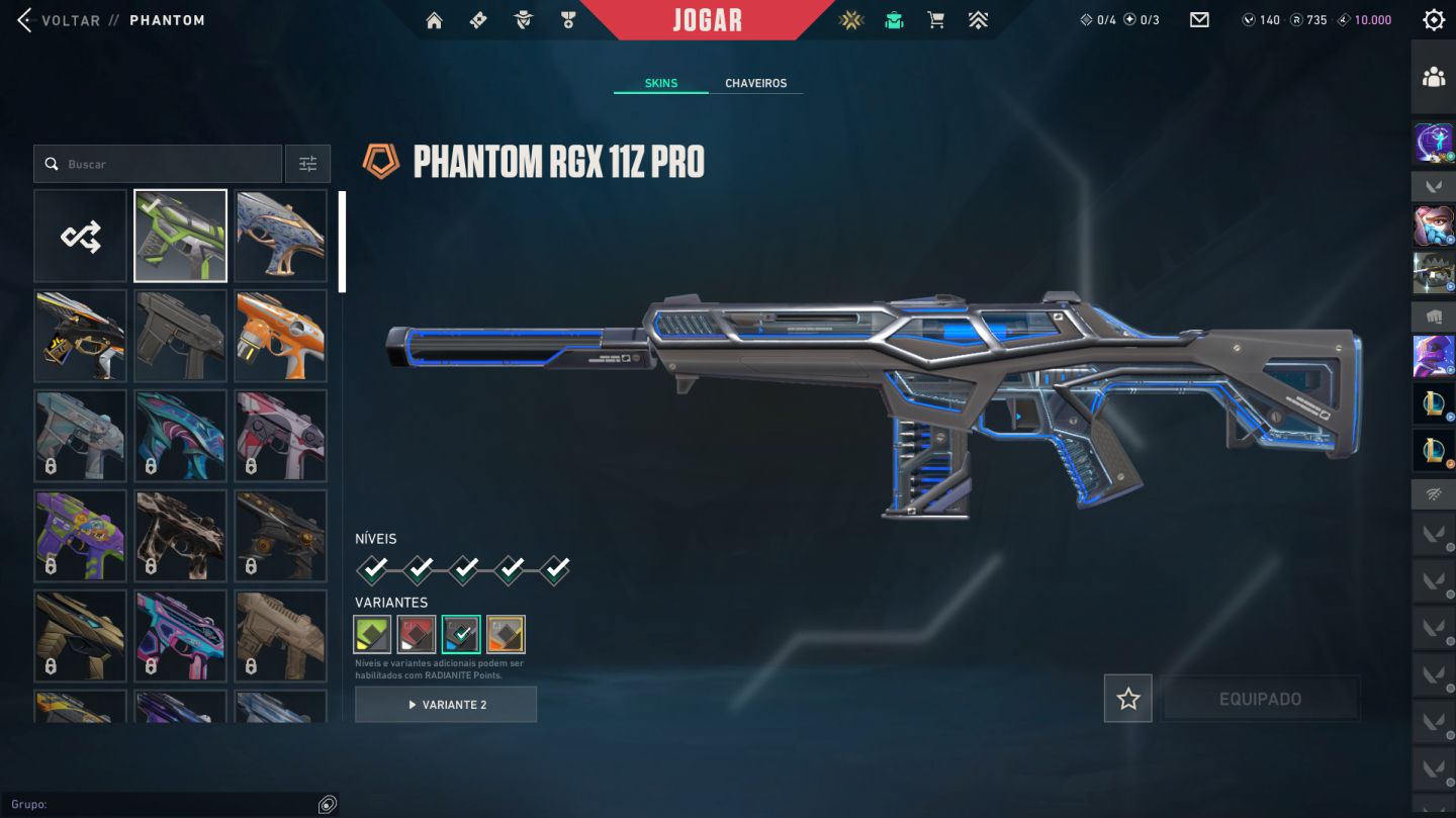 Conta valorant unico dono Varias skins