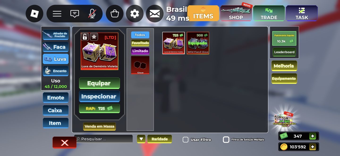 Estou vendendo minha conta principal pois parei de jogar tem vários jogos upados