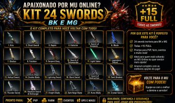 Kit com as 24 Swords + 15 Full - MuAway