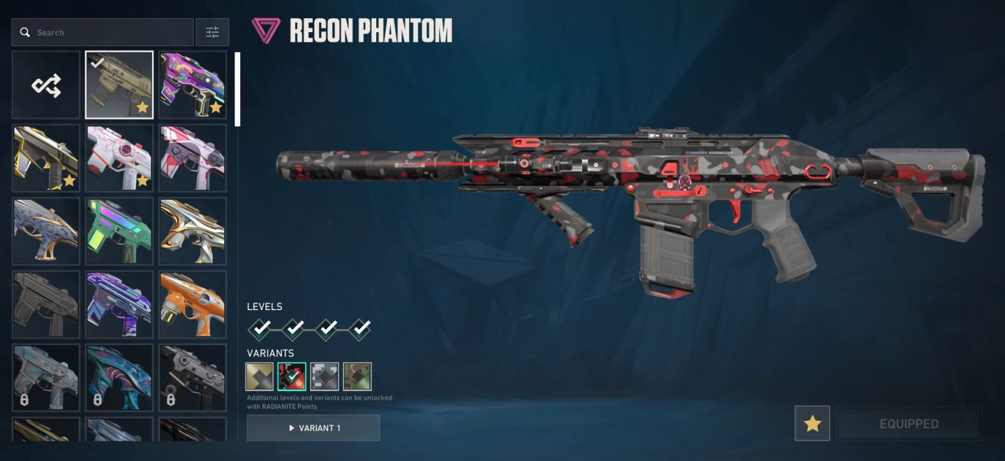 CONTA VALORANT IMM 1 SKINS RARAS (CHAMPIONS 23, FURIA 25 E ETC) 88 K VP GASTOS