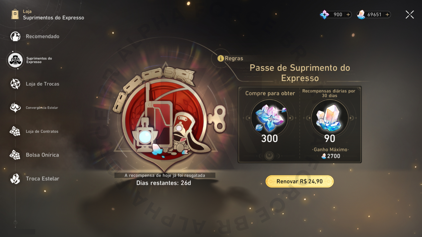 (PROMOÇÃO IMPERDIVEL) CONTAS REROLL COM JADES HONKAI STAR RAIL|+600 GIROS/TIROS