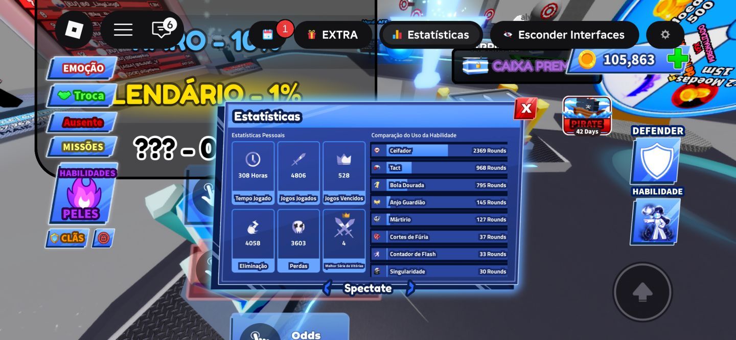 Conta Roblox Feminina com 50k gastos