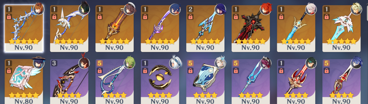 CONTA GENSHIN IMPACT ENDGAME 29 PERSONAGENS 5 META+ SKINS DE 5 LIMITADAS