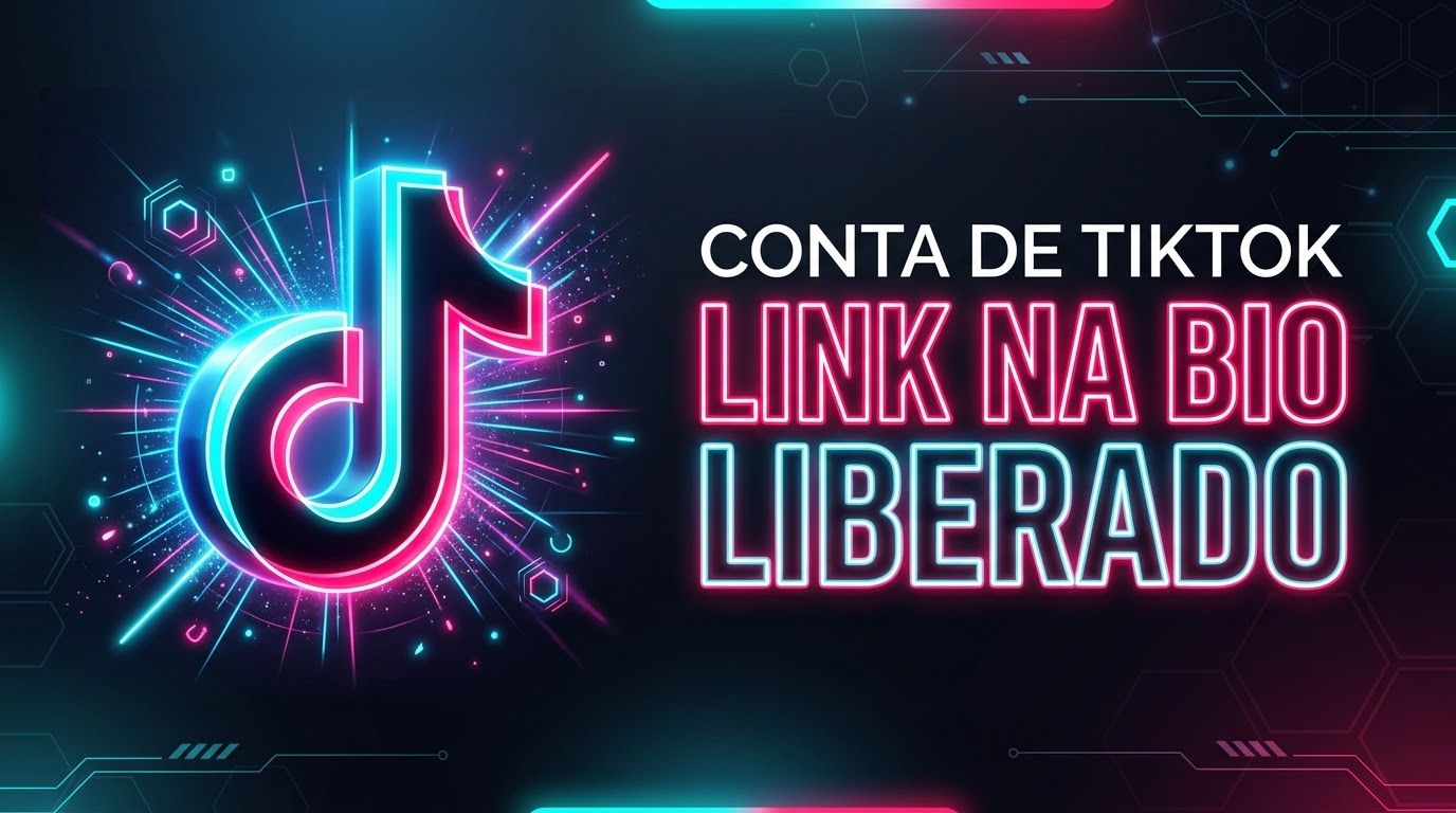 CONTA DE TIKTOK COM LINK NA BIO LIBERADO