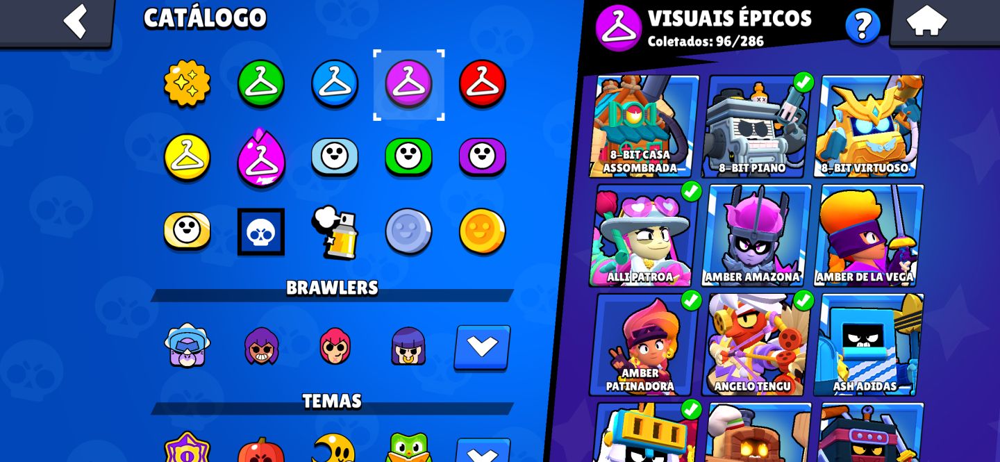 CONTA BRAWL STARS BARATA 47K DE TROFÉUS 105/106