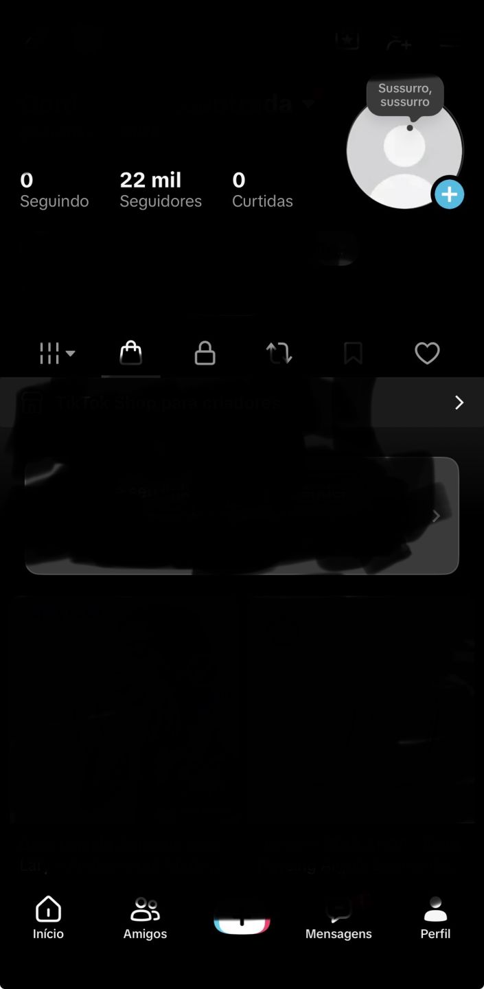 Conta de tik tok (promoção)