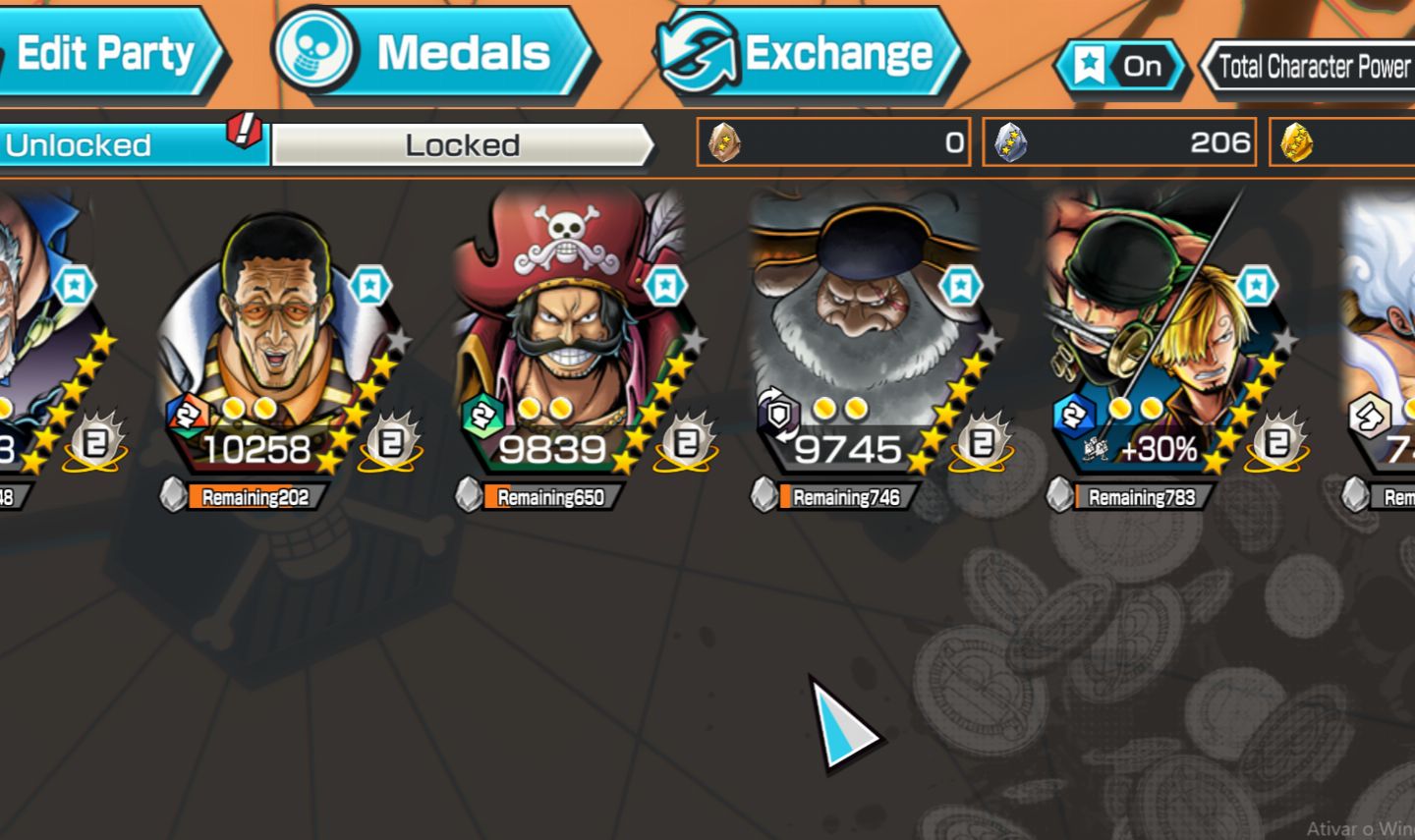 Conta top com 6 ex e um bom set de medalhas e HB 4