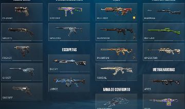 Conta top 7 vandais , 3 facas , 1 phantom , buldog , op e etc , full acesso