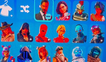 CONTA FORTNITE COM DADOS E PERSONAGENS RAROS