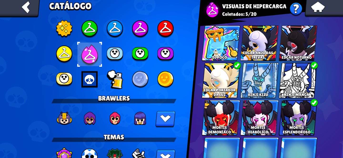 Conta brawl stars 63k + 362 skins