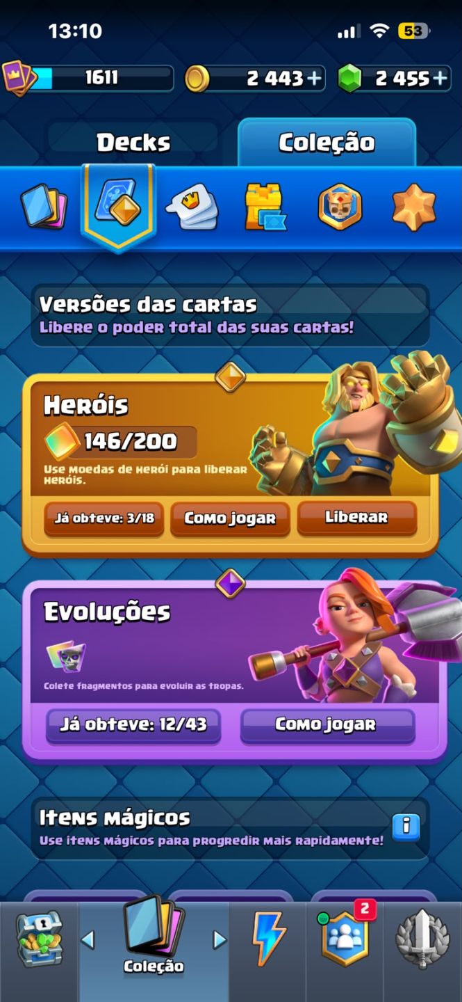 CONTA CLASH ROYALE | ARENA 26 | 2021