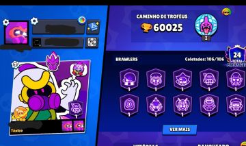 Conta Brawl Stars Conta maximizada pronta para ser usada.