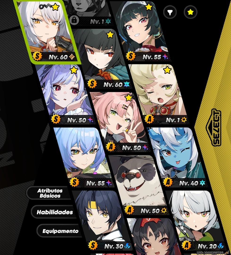 Conta Genshin, Star Rail e ZZZ