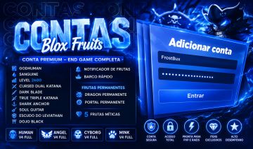 Conta de Blox Fruits Extremamente Rara | Itens Exclusivos | Pronta para Jogar!