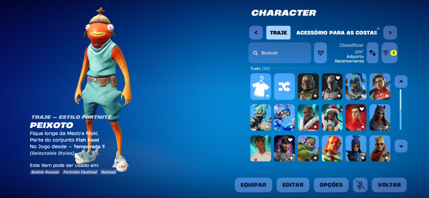CONTA FORTNITE 36 SKINS /// 4 TARTARUGAS NINJAS /// NOVO HOMEM ARANHA /// STAR W
