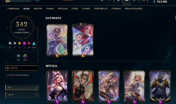 Conta do lol e valorant com skins de alto valor