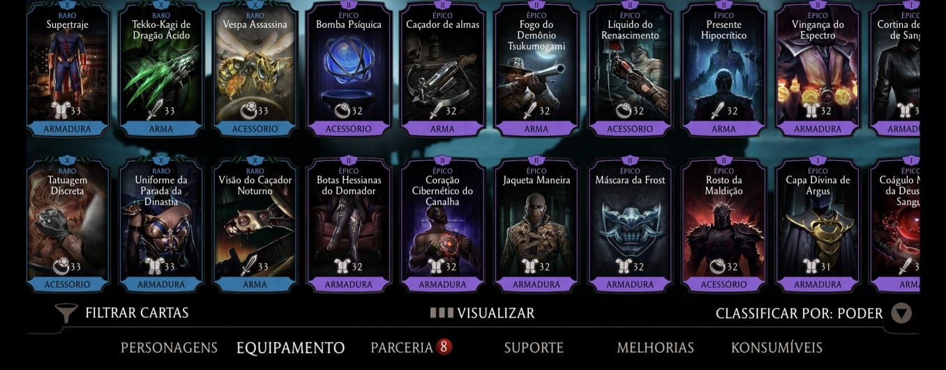 (PREÇO NEGOCIÁVEL) CONTA DE MORTAL KOMBAT 73K DE ALMAS