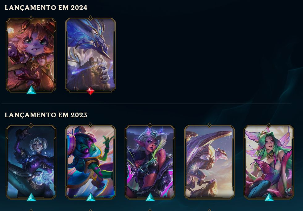 CONTA LEAGUE OF LEGENDS COM 300+ SKINS
