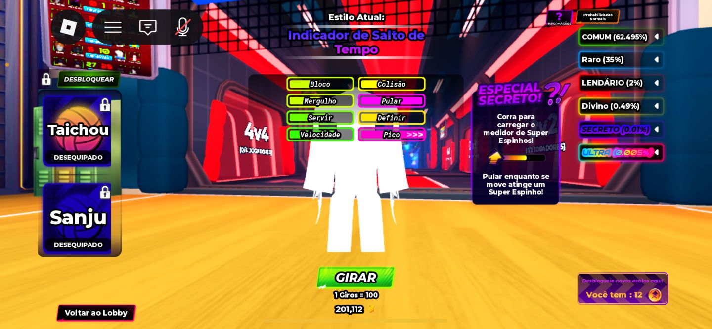 CONTA VOLLEYBALL LEGENDS FEIKO OG + TAICHOU + TSH + MIKAGE + SANJU | LVL 195