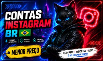 - NR - CONTAS INSTAGRAM BR | MENOR PREÇO | ENTREGA IMEDIATA