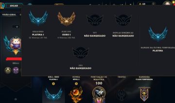 CONTA PLATINA 1 SMURF WINRATE 63% UPADA NA MÃO SEM USO DE BOT