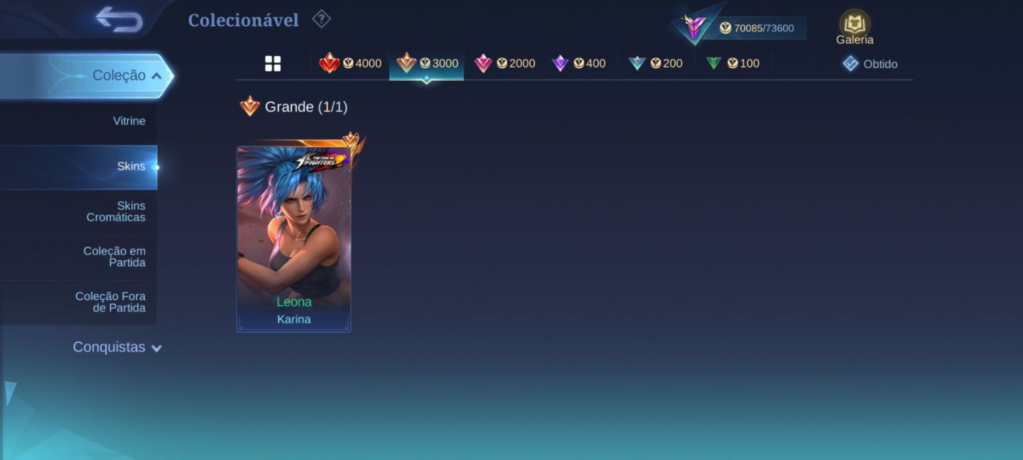 CONTA COLECIONADOR RENOMADO 2 FULL HERÓIS E 309 SKINS