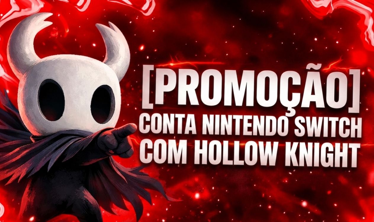 [PROMOÇÃO]CONTA NINTENDO SWITCH COM HOLLOW KNIGHT NO PREÇO!!