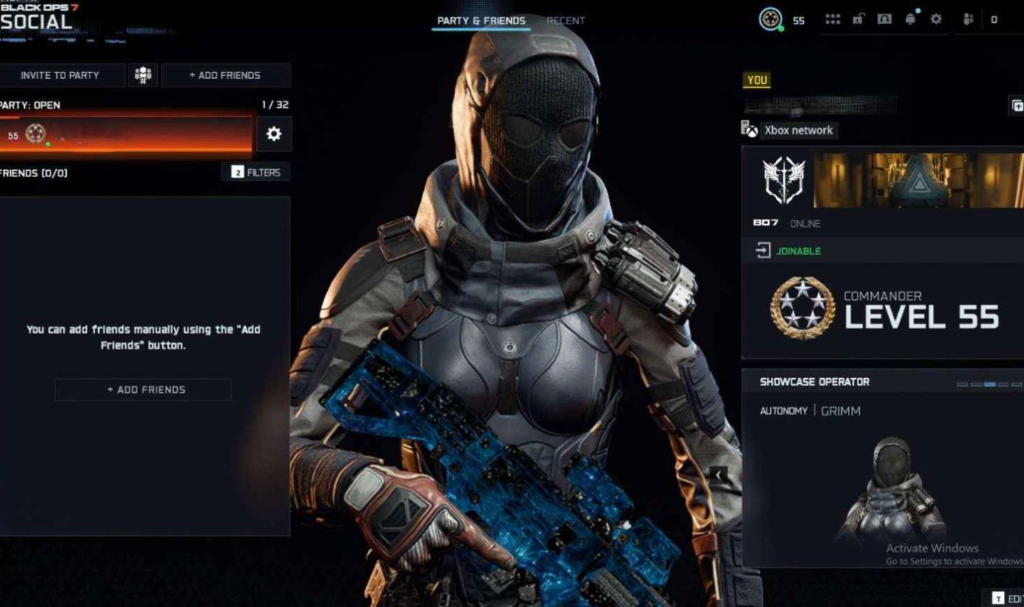 CONTA BLACK OPS NIVEL 55 + 30 CLAMUFAGEM SINGULARITY MELHOR PREÇO DE MERCADO