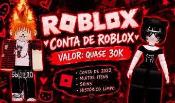 CONTA DE ROBLOX COM VALOR DE QUASE 30K, MAIS DE 1K DE ITEMS.