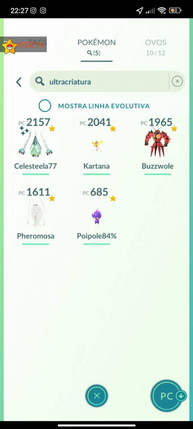 Pokémons a venda raros e lendários(pokémon GO)