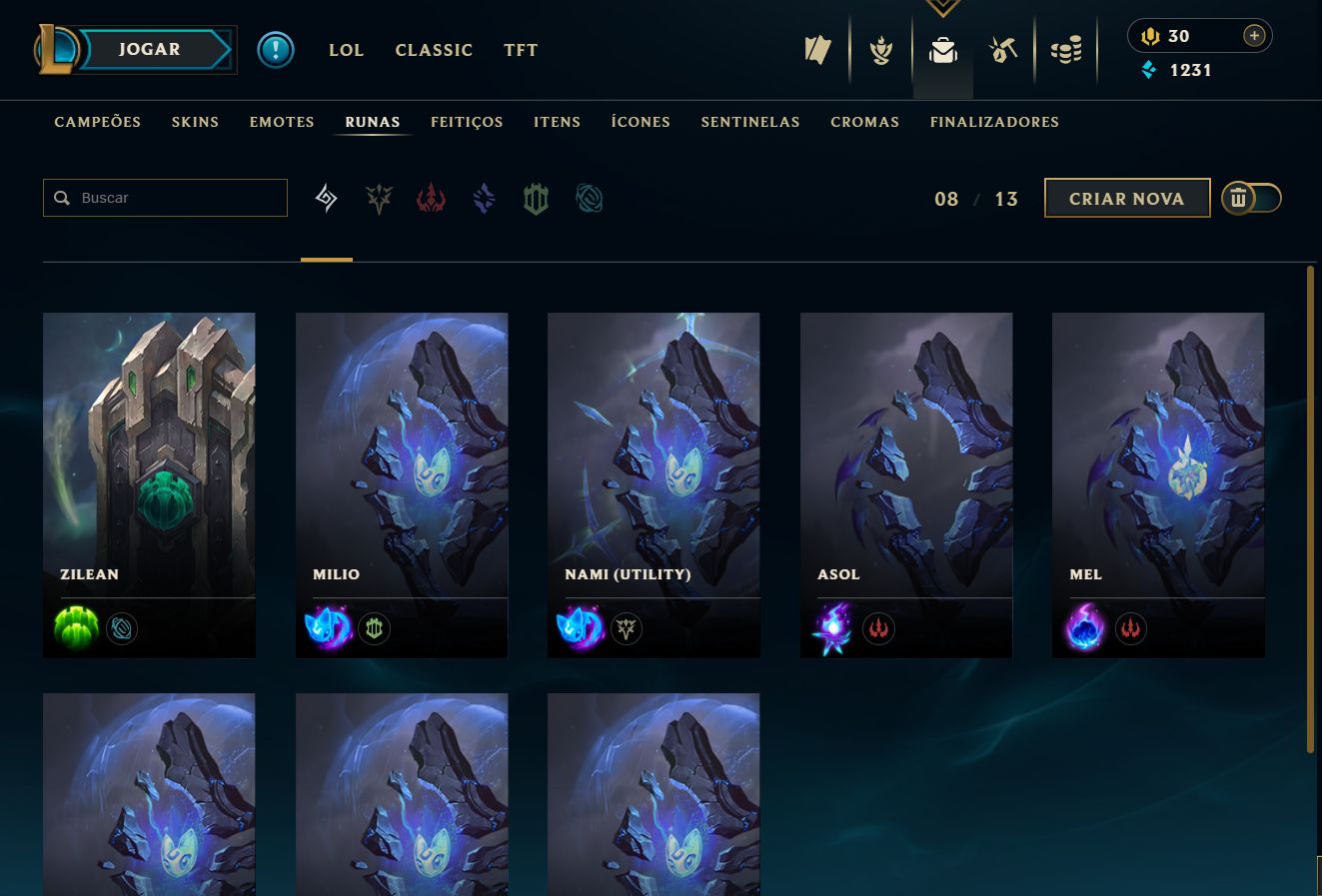 Conta por 1.300R$ / Viego Reinado Espectral + Nami Sombras + Aurelion Arquiteto!