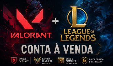 CONTA VALORANT+LOL COM SKINS LIMITADAS!