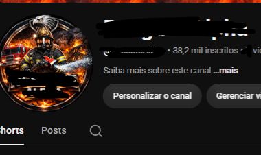 Canal 38 mil Inscritos Youtube.