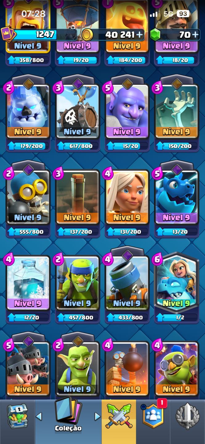 Conta Clash Royale + Clash of Clans + Brawl Stars Conta Completa