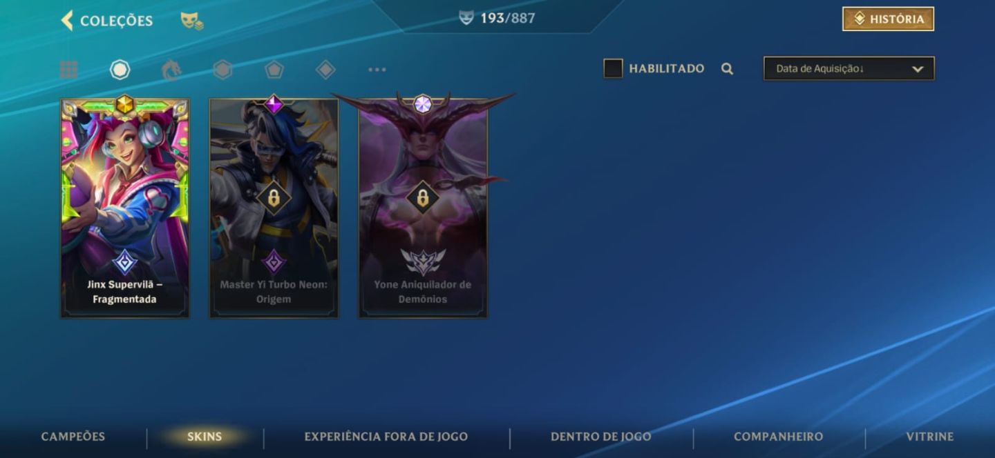 CONTA WILD RIFT | 193 SKINS | 41,3K COLEÇÃO | MÍTICA + CROMA MÍTICO | GLORIOSAS