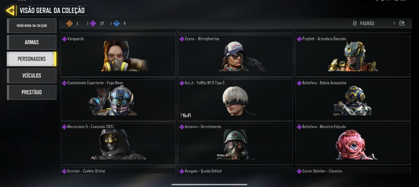Conta de CALL OF DUTY (MOBILE) ANTIGAAAAAA!!!!!