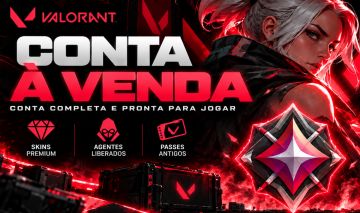 CONTA VALORANT ELO MÁXIMO IMORTAL 2, DIVERSAS SKINS, FULL ACESSO