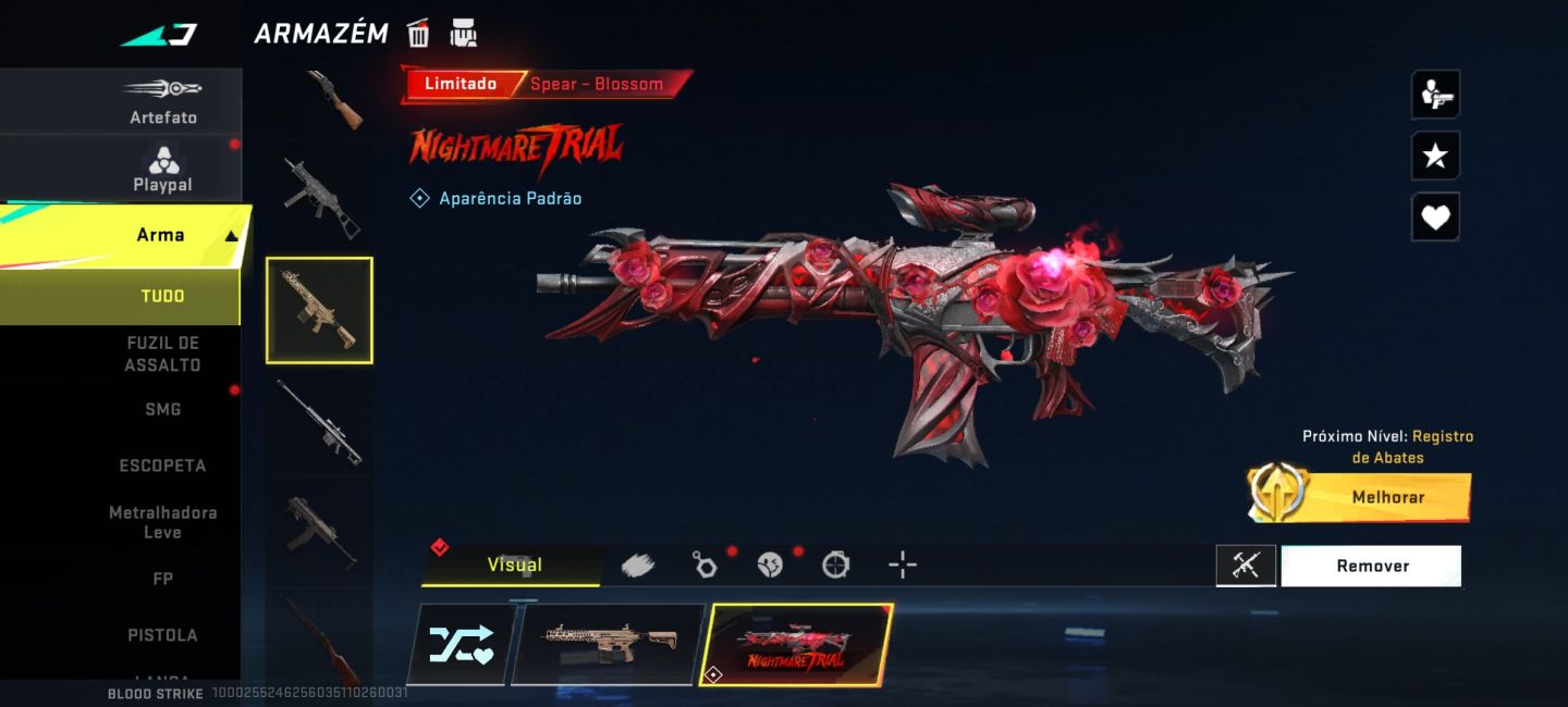 ETERNO: RPK - Florescer + AK47 - Vazio + Lança Blossom+ P90 ultra