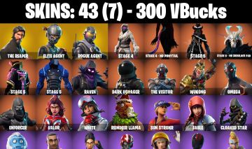 Conta Fortnite com The Reaper | Elite Agent | Rogue Agent - S3 FULL e 43 Skins