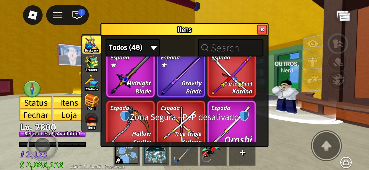 CONTA ROBLOX FISCH 170M C$ LVL 1321 | BLOX FRUITS MAX V4 FULL + CDK
