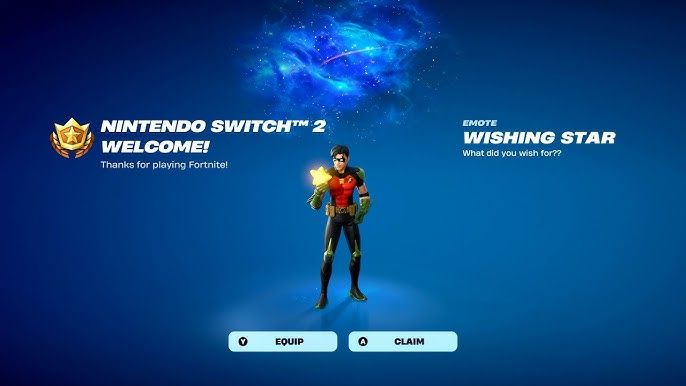 Emote Estrela Cadente (Wishing Star) | Exclusivo Switch 2 | Entrega Rápida