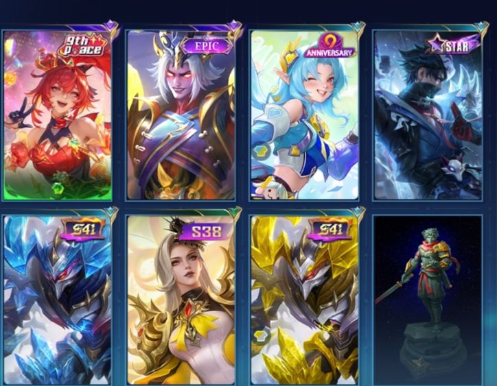 CONTA MOBILE LEGENDS À VENDA COLECIONADOR JÚNIOR I